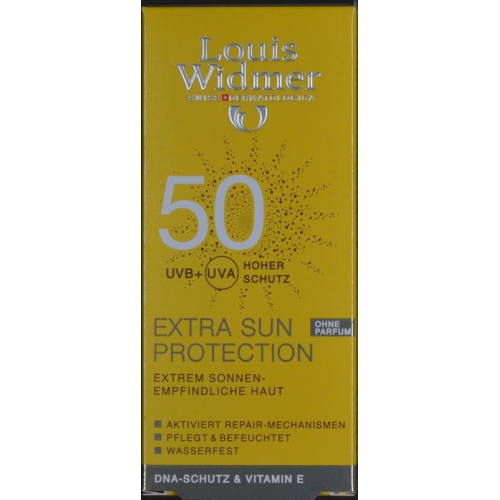 Louis Widmer Extra Sonnenschutz 50 Unparfümiert 50ml buy online