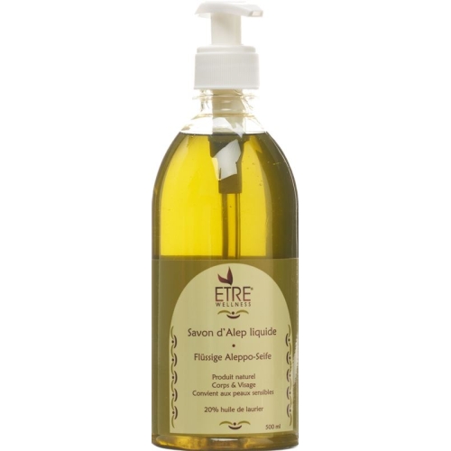 Etre Wellness Aleppo Seife Liquid 20% Lorbeer 500ml buy online