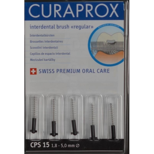 Curaprox CPS 15 Regular Bürste Schwarz 5 Stück buy online