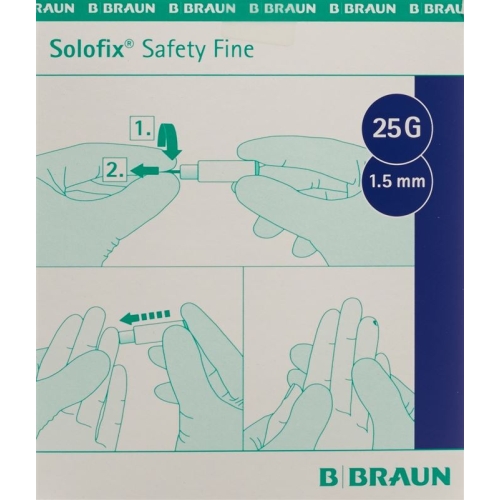 Solofix Safety Fine Einmallanzetten 25Gx1.5mm 200 Stück buy online