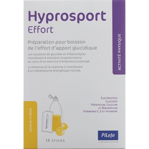 Hyprosport Effort Pulver Zitrone 14 Stick 30g buy online