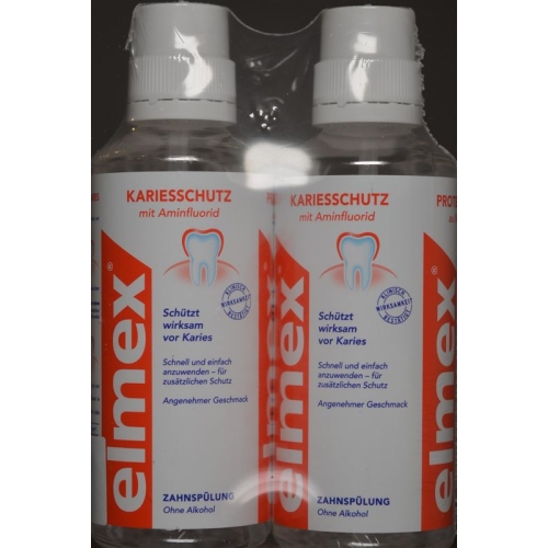 Elmex Fluorid Zahnspülung Duo 2x 400ml buy online