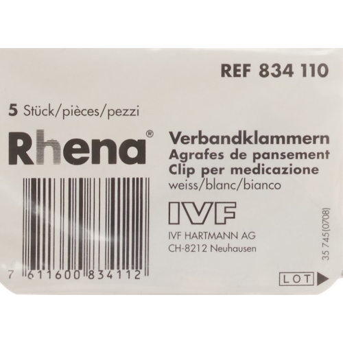 Rhena Verbandklammern Weiss 5 Stück buy online