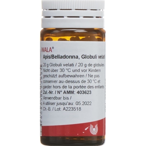 Wala Apis/belladonna Globuli Flasche 20g buy online