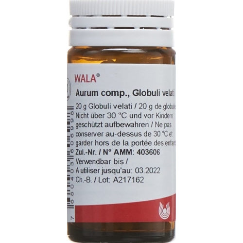 Wala Aurum Comp Globuli 20g buy online