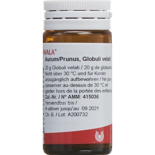 Wala Aurum/prunus Globuli 20g buy online