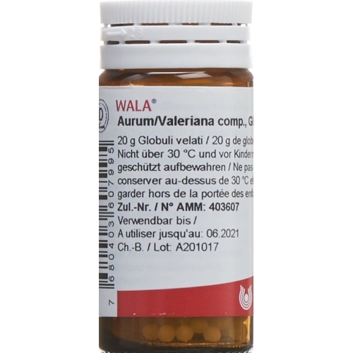 Wala Aurum/valeriana Comp Globuli 20g buy online