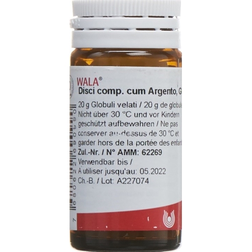 Wala Disci Comp Cum Argento Globuli Flasche 20g buy online