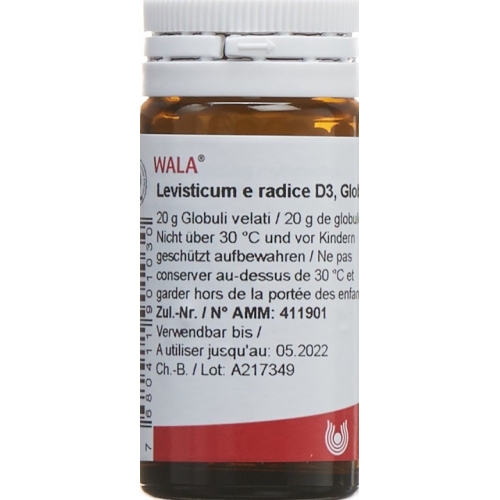 Wala Levisticum E Radice Globuli D 3 Flasche 20g buy online