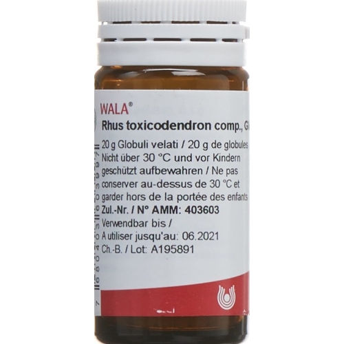 Wala Rhus Toxicodendron Comp Globuli 20g buy online