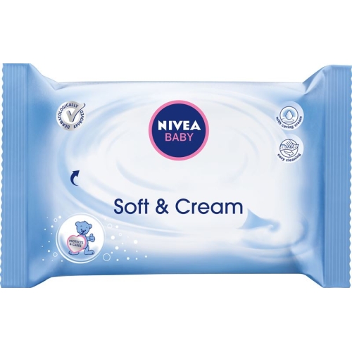 Nivea Baby Soft&Cream Tücher Refill 63 Stück buy online