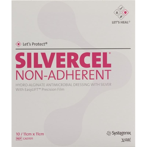 Let’s Protect Silvercel Non-Adherent Wundauflage 11x11cm 10 Stück buy online