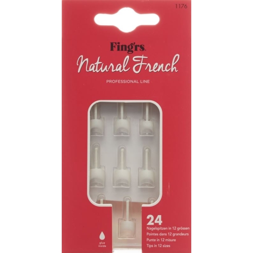 Fingrs Nagelspitzen Natural French 24 Stück buy online