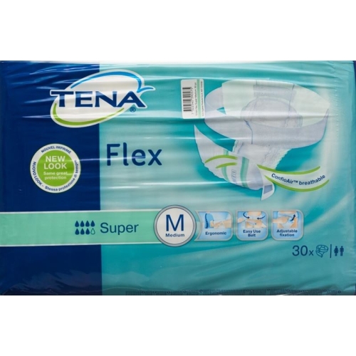 Tena Flex Super Vorlagen Grösse M 30 Stück buy online