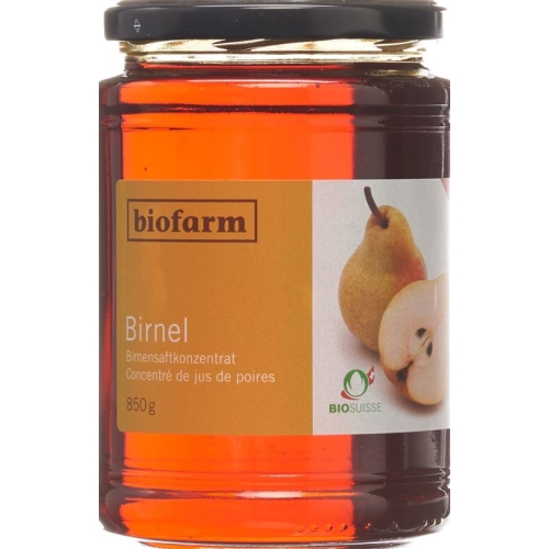 Biofarm Birnel Knospe Glas 850g buy online