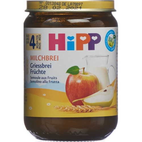 Hipp Milchbrei Griessbrei Früchte 190g buy online