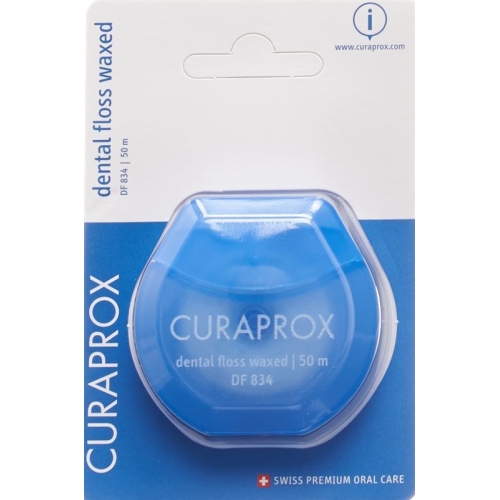 Curaprox DF 834 dental floss 50m waxed Mint buy online