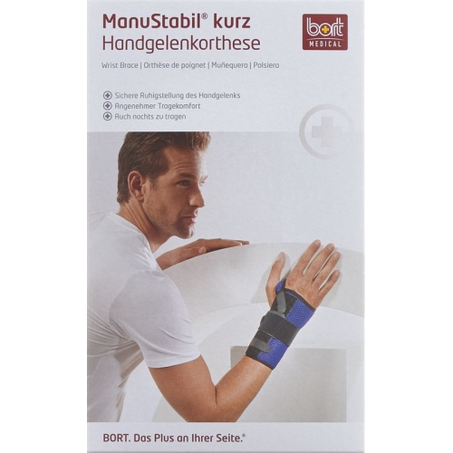 Bort Manustabil Handgelenk Kurz Grösse M Links Schwarz buy online