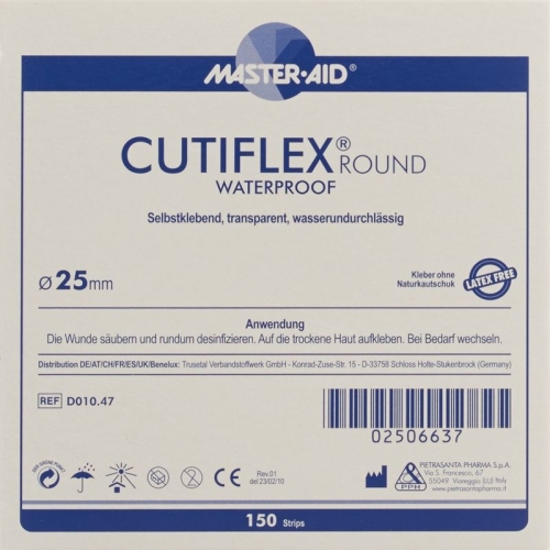 Cutiflex Round Folienpflaster 25mm 150 Stück buy online