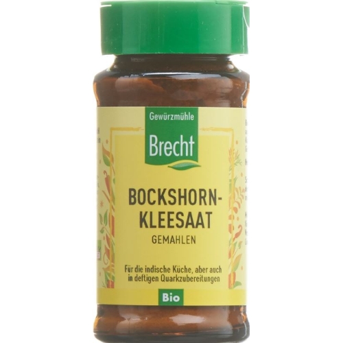 Brecht Bockshornkleesaat Gemahlen Bio Glas 40g buy online