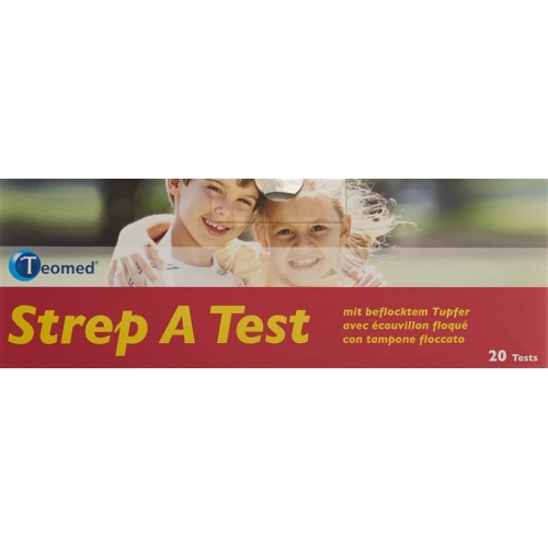 Strep A Test Teomed with flocked swabs 20 pcs buy online