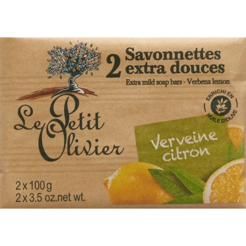 Le Petit Olivier Savon Verveine-Citron 2x 100g buy online