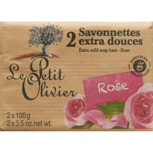 Le Petit Olivier Savon Rose 2x 100g buy online