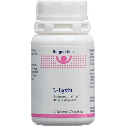 Burgerstein L-Lysine 30 tablets buy online