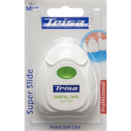 Trisa Super Tape Zahnseide 25m Mint Fluor buy online