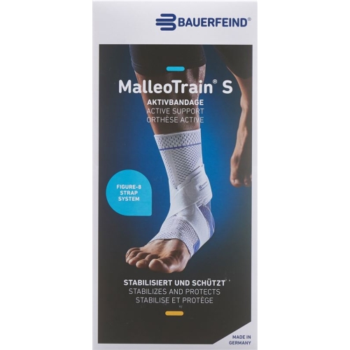 MalleoTrain S Aktivbandage Sprunggelenk Grösse 2 Links Titan buy online