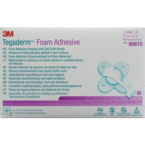 3M Tegaderm Foam Adhesive Schaumkompresse Mini Kreuzform 10 Stück buy online