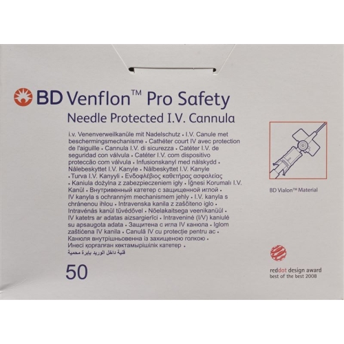 BD Venflon Pro Safety 20g 1.1x32mm Rosa 50 Stück buy online