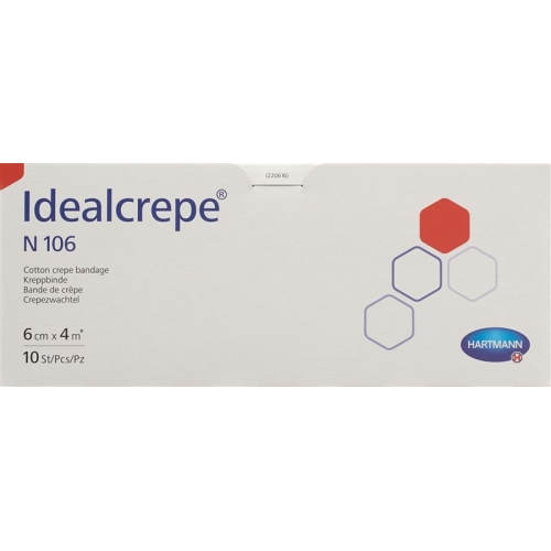 Idealcrepe N106 Elastische Binde 4mx6cm 10 Stück buy online