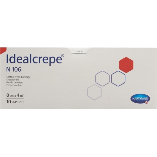 Idealcrepe N106 Elastische Binde 4mx8cm 10 Stück buy online