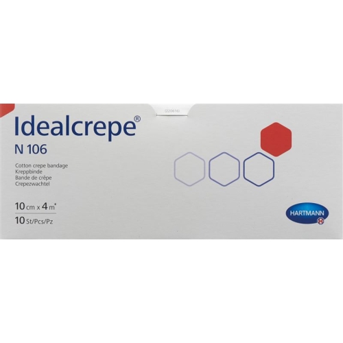 Idealcrepe N106 Elastische Binde 4mx10cm 10 Stück buy online