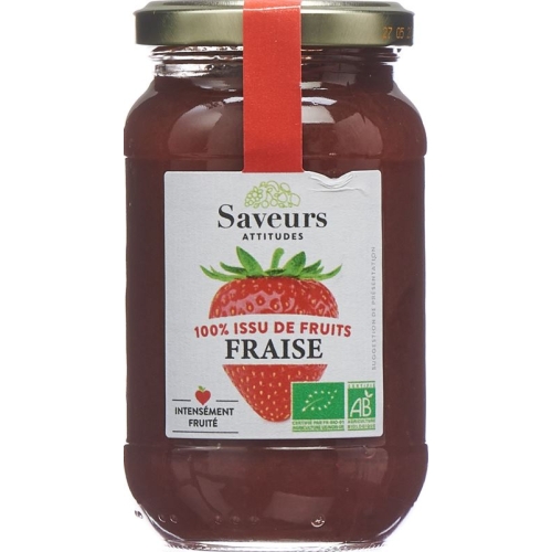 Saveurs Attitudes Konfitüre Erdbeere Ss Bio 310g buy online