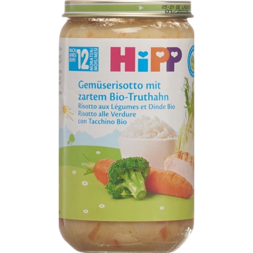 Hipp Gemüserisotto mit Zartem Truthahn Glas 250g buy online