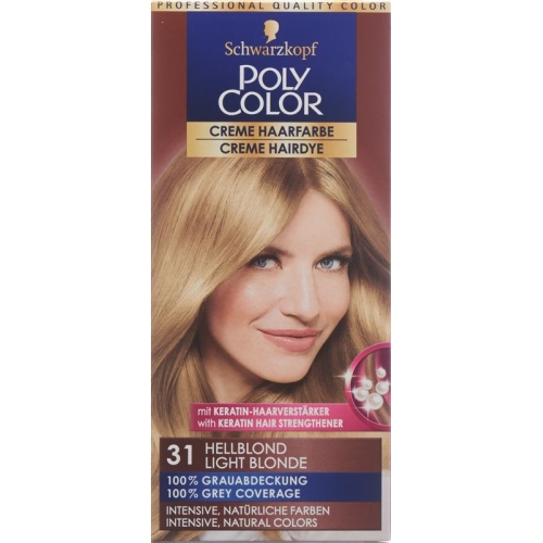 Polycolor Creme Haarfarbe 31 Hellblond 90ml buy online