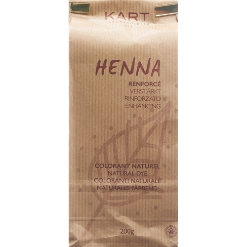 Kart Henna Pulver Verstärkt Sachet 200g buy online