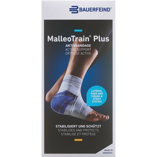 MalleoTrain Plus Aktivbandage Sprunggelenk Grösse 2 Links Titan buy online