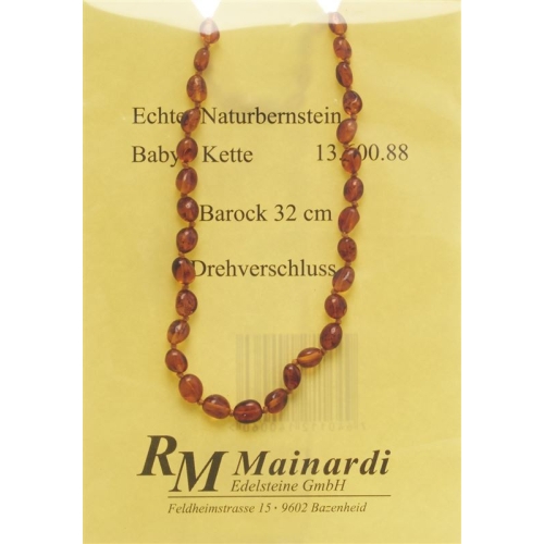 Mainardi Bernstein Babykette Barock 32cm Drehverschluss buy online