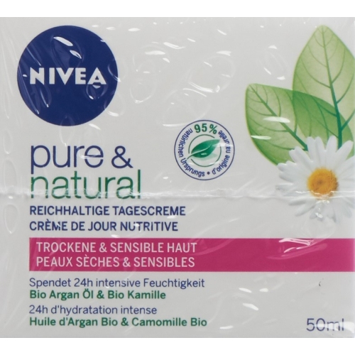 Nivea Visage Pure&nat Tagescreme Reichhaltig 50ml buy online