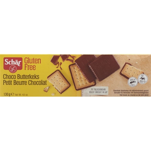 Schär Butterkeks Choco Glutenfrei 130g buy online