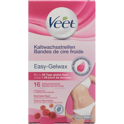 Veet Kaltwachsstreifen Achseln Bikini 16 Stück buy online