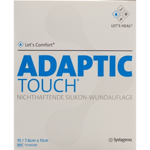 Let’s Comfort Adaptic Touch Silikon-Wundauflage 7.6cmx11cm 10 Stück buy online