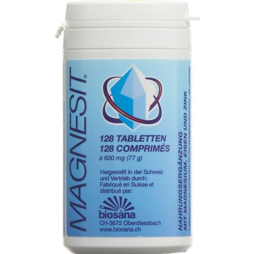 Magnesit Mineralsalz Tabletten Konzentriert Dose 128 Stück buy online