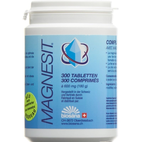 Magnesit Mineralsalz Tabletten Konzentriert Dose 300 Stück buy online