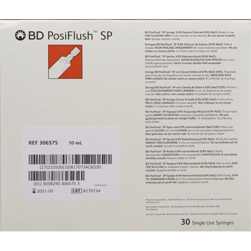 BD Posiflush Sp Spülsystem NaCl 0.9% 30x 10ml buy online