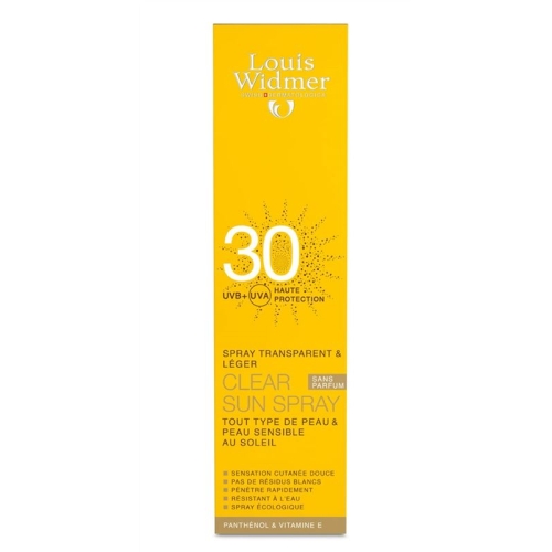 Louis Widmer Clear Sun 30 Unparfümiert Spray 125ml buy online