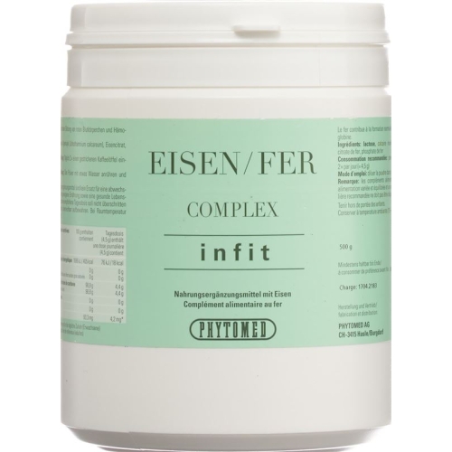 Infit Complex Eisen Pulver 500g buy online